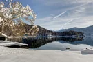 Winteraufnahme vom Wolfgangsee im Salzkammergut