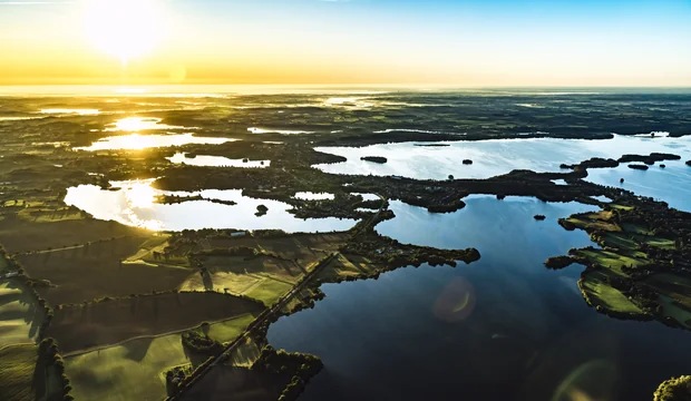 Der Plöner See von oben Der Plöner See von oben