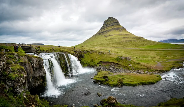 Wasserfall in Island